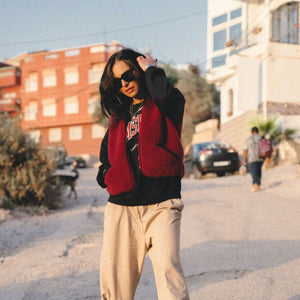 Women's Cropped Zip Vest - 100% Wool (S, M, L) *Pre-Order