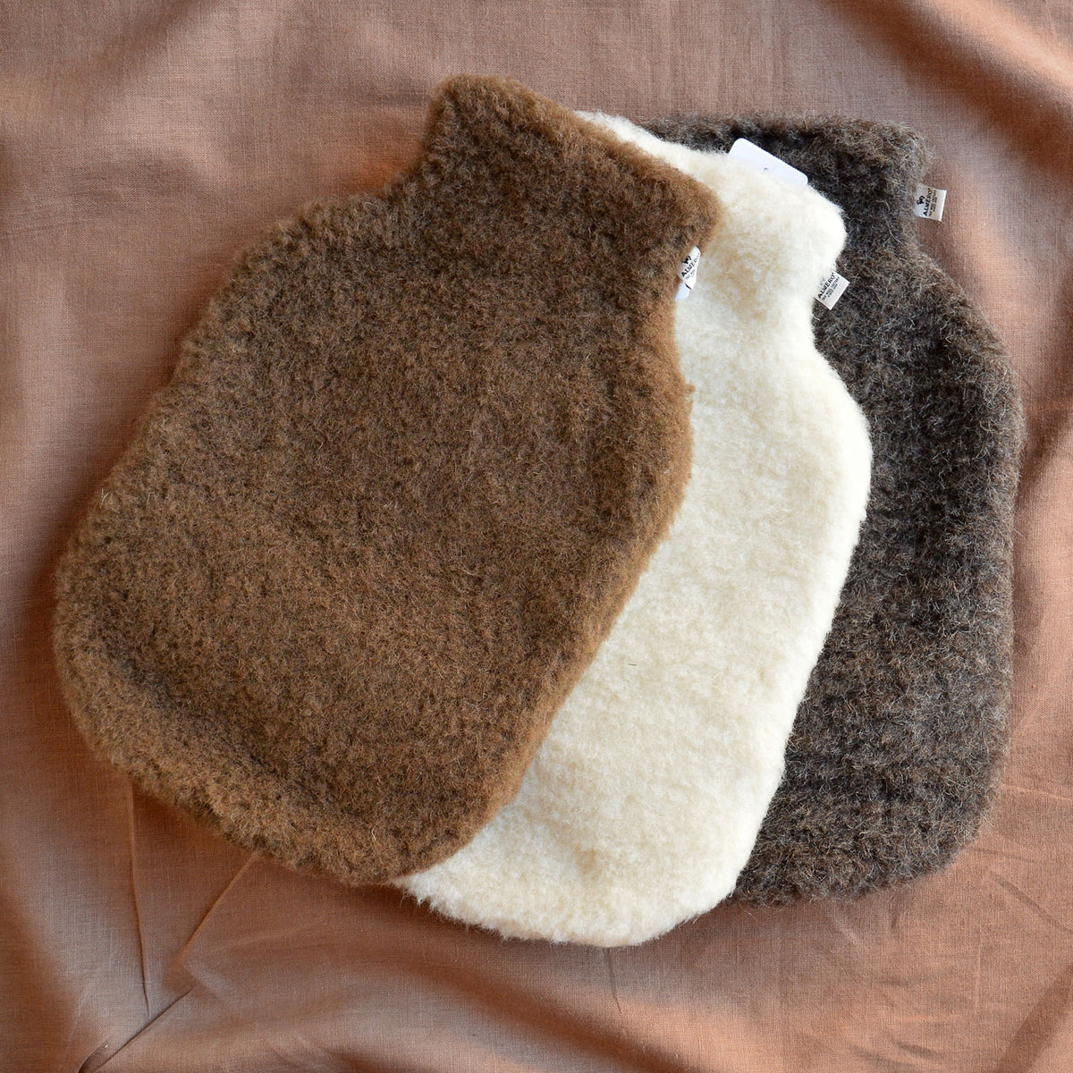 Hot Water Bottle Cover - 100% Teddy Wool *Returning Spring