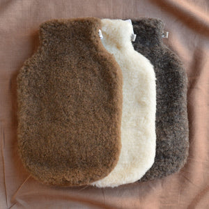 Hot Water Bottle Cover - 100% Teddy Wool