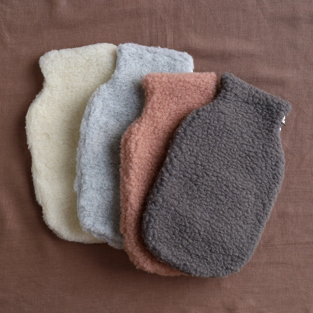 Hot Water Bottle Cover - 100% Teddy Wool