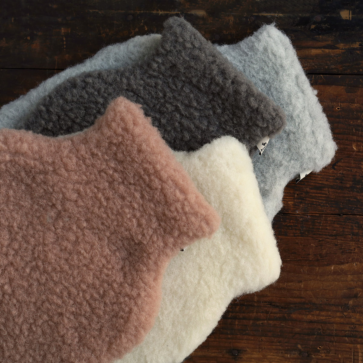 Hot Water Bottle Cover - 100% Teddy Wool