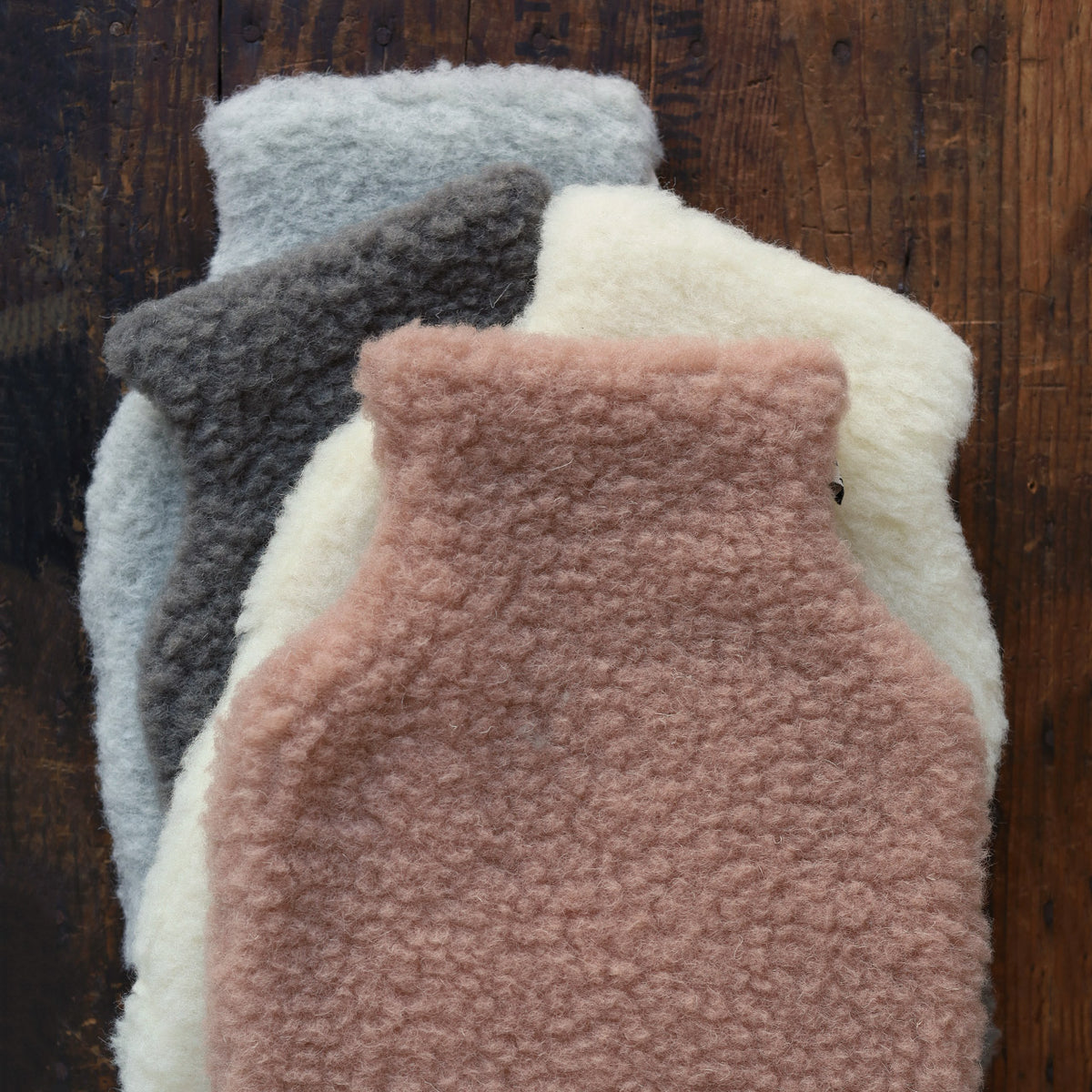 Hot Water Bottle Cover - 100% Teddy Wool