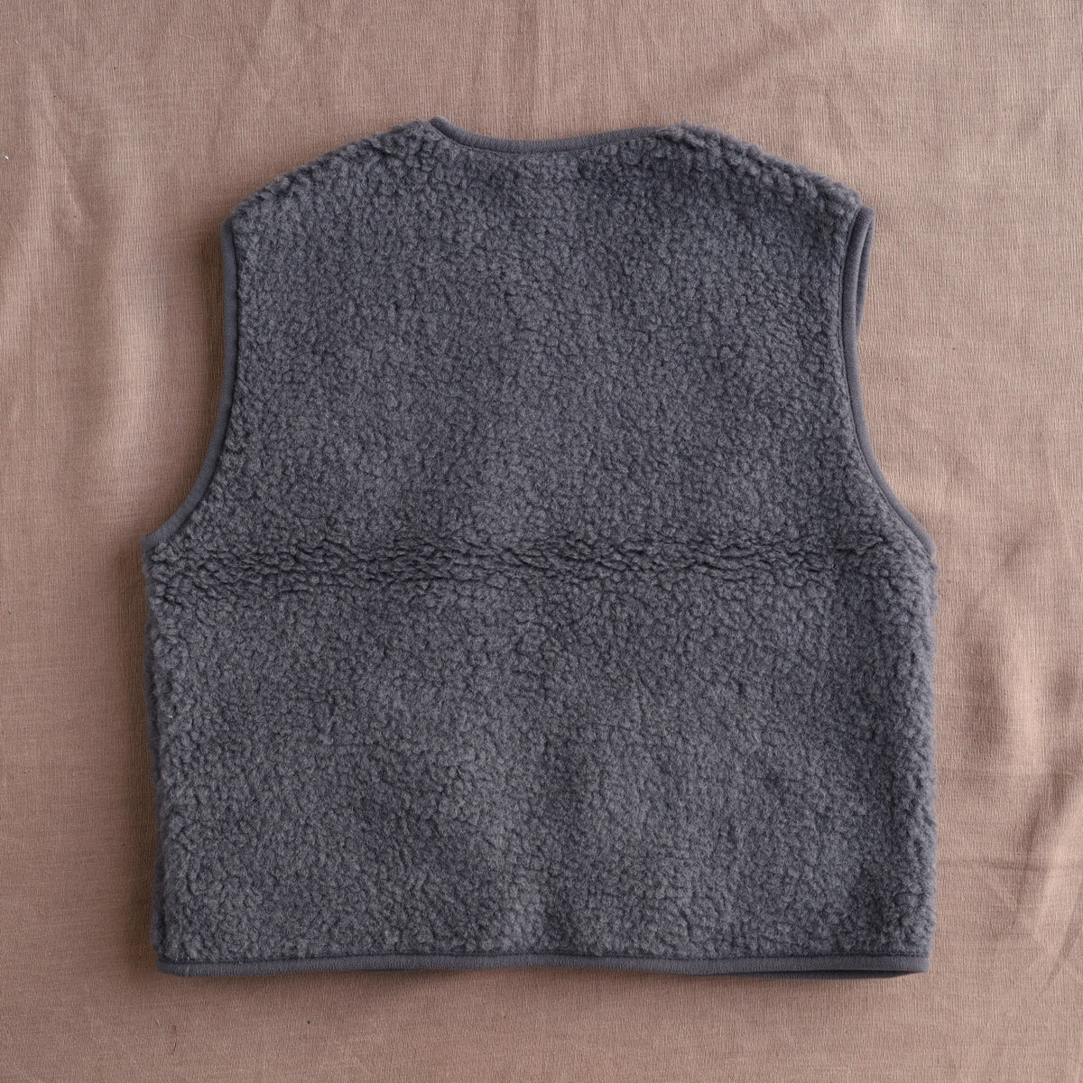 Women's Cropped Zip Vest - 100% Wool
