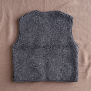 Women's Cropped Zip Vest - 100% Wool