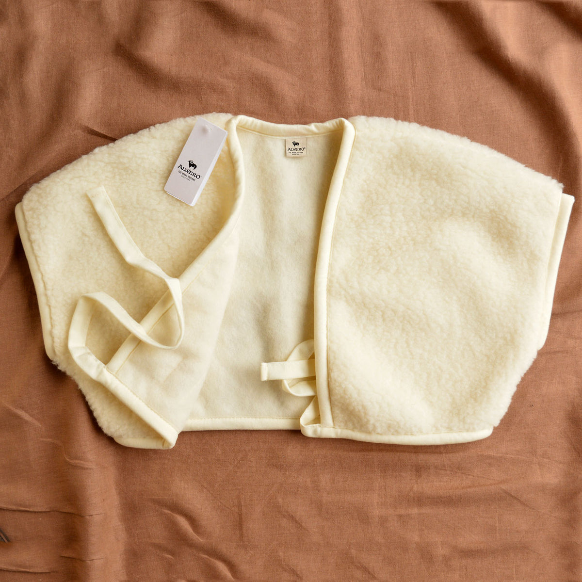 Nursing Bed Jacket/Bolero - 100% Wool (S-XL)