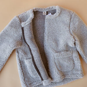 Silver grey cropped jacket 2025