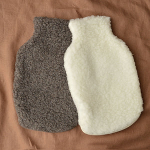 Hot Water Bottle Cover - 100% Teddy Wool