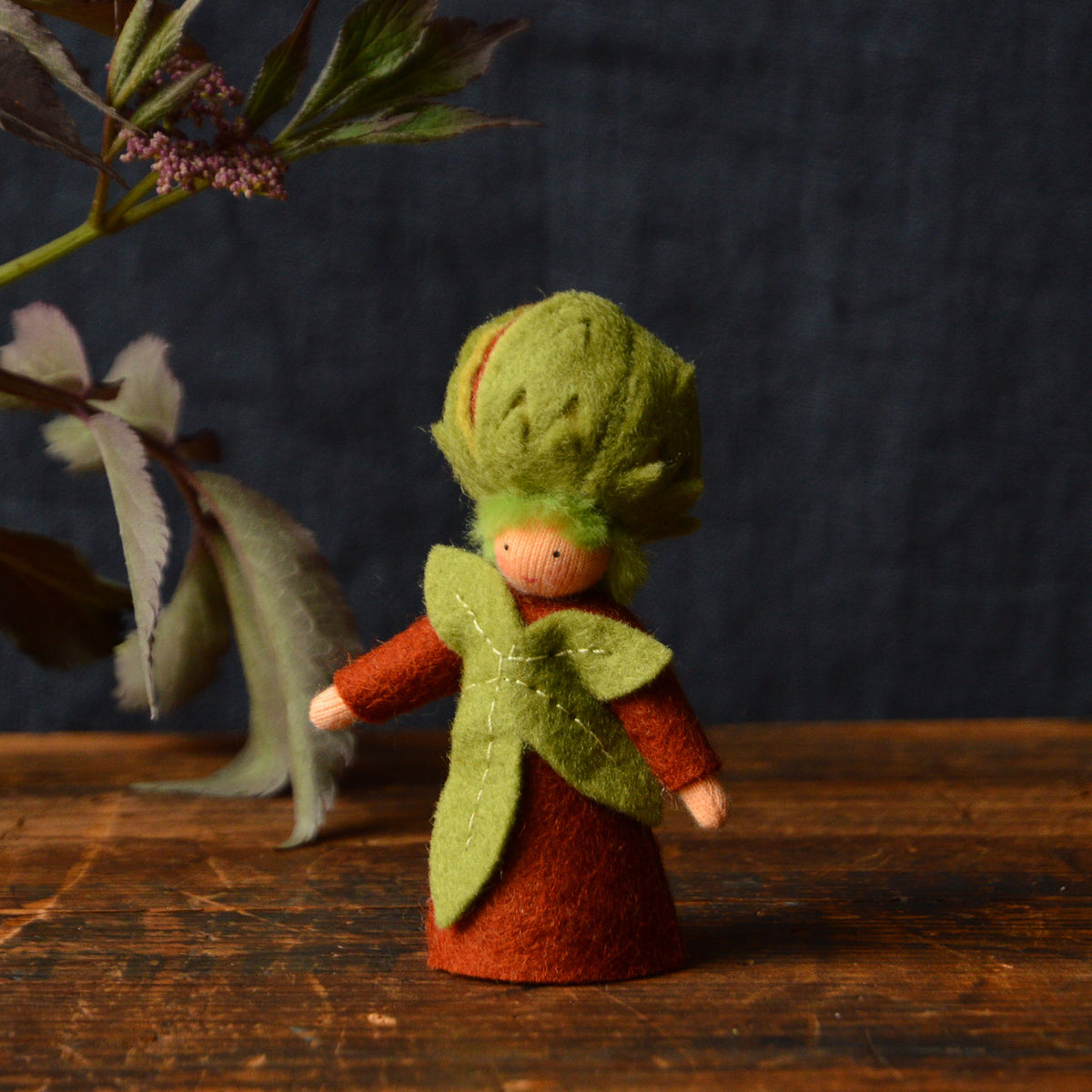Ambrosius Handcrafted Wool Flower Fairies - Autumn