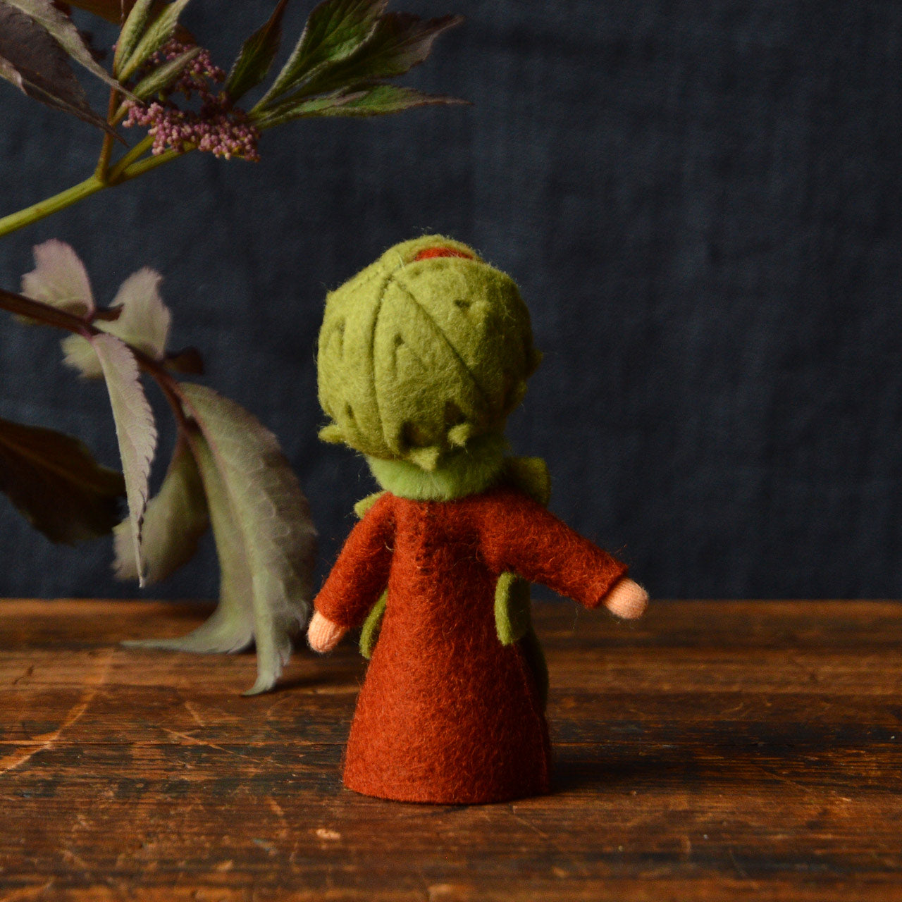 Ambrosius Handcrafted Wool Flower Fairies - Chestnut *Last One!