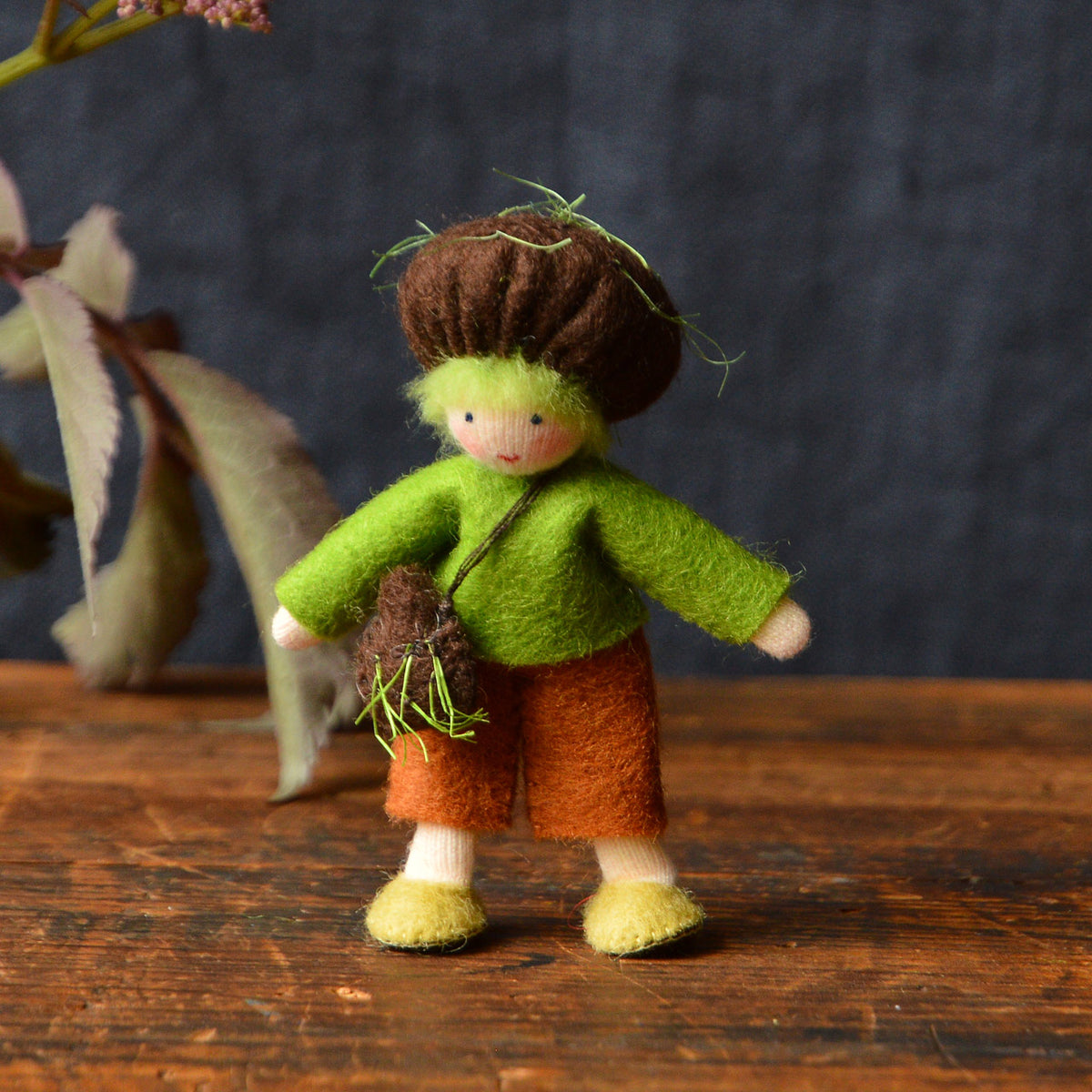 Ambrosius Handcrafted Wool Flower Fairies - Autumn