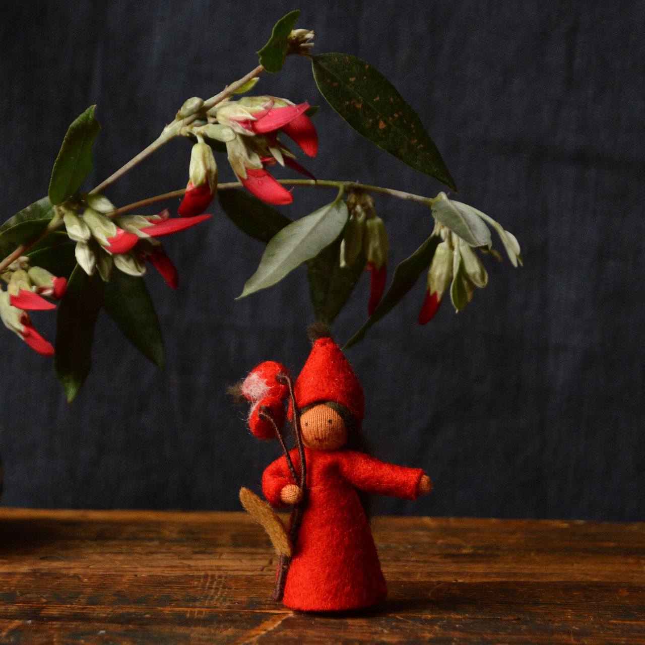 Ambrosius Handcrafted Wool Flower Fairies - Winter