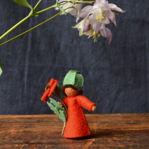 Ambrosius Handcrafted Wool Flower Fairies - Spring