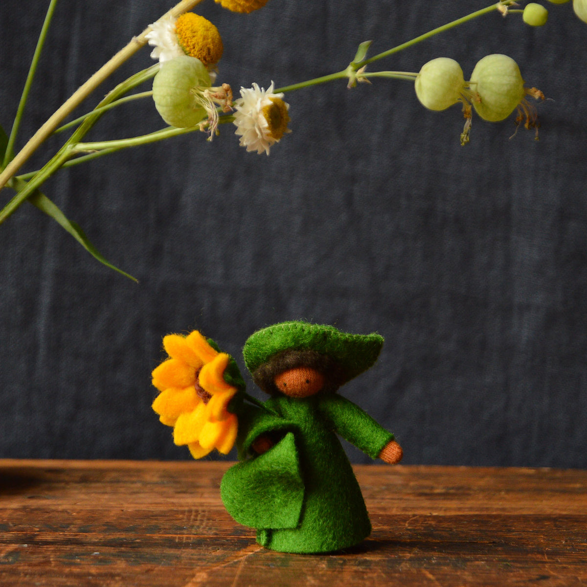 Ambrosius Handcrafted Wool Flower Fairies - Summer