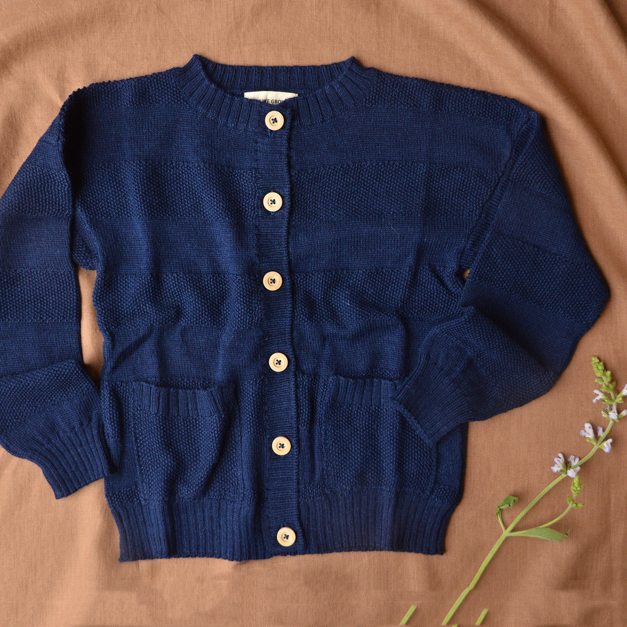 Everyday Cardigan - Alpaca/Merino - French Navy (9-12y+ Women 8-10)