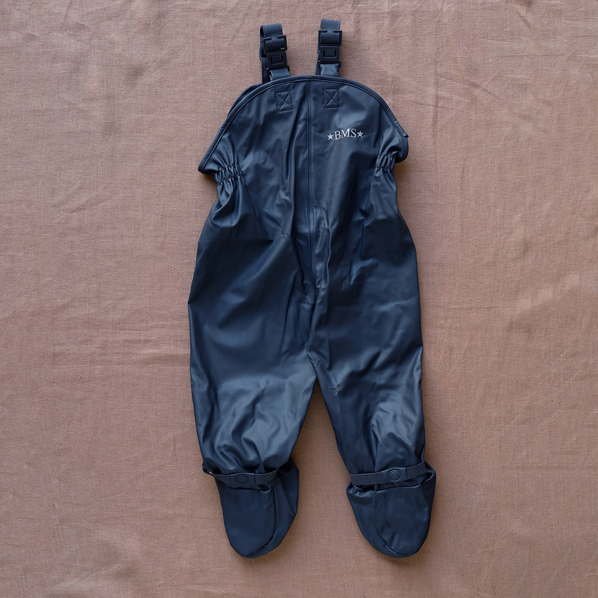 Waterproof BabyBuddy® Rain and Mud Dungarees with Feet (8-16m+)