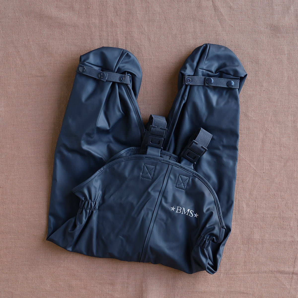 Waterproof BabyBuddy® Rain and Mud Dungarees with Feet (8-16m+)