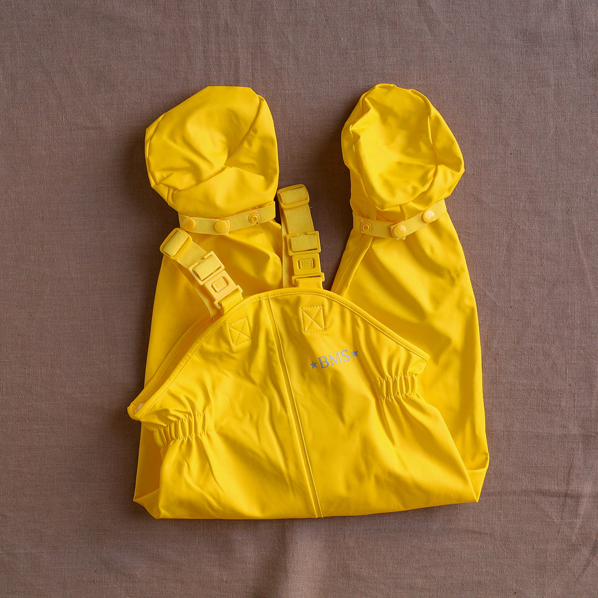 Waterproof BabyBuddy® Rain and Mud Dungarees with Feet (8-16m+)