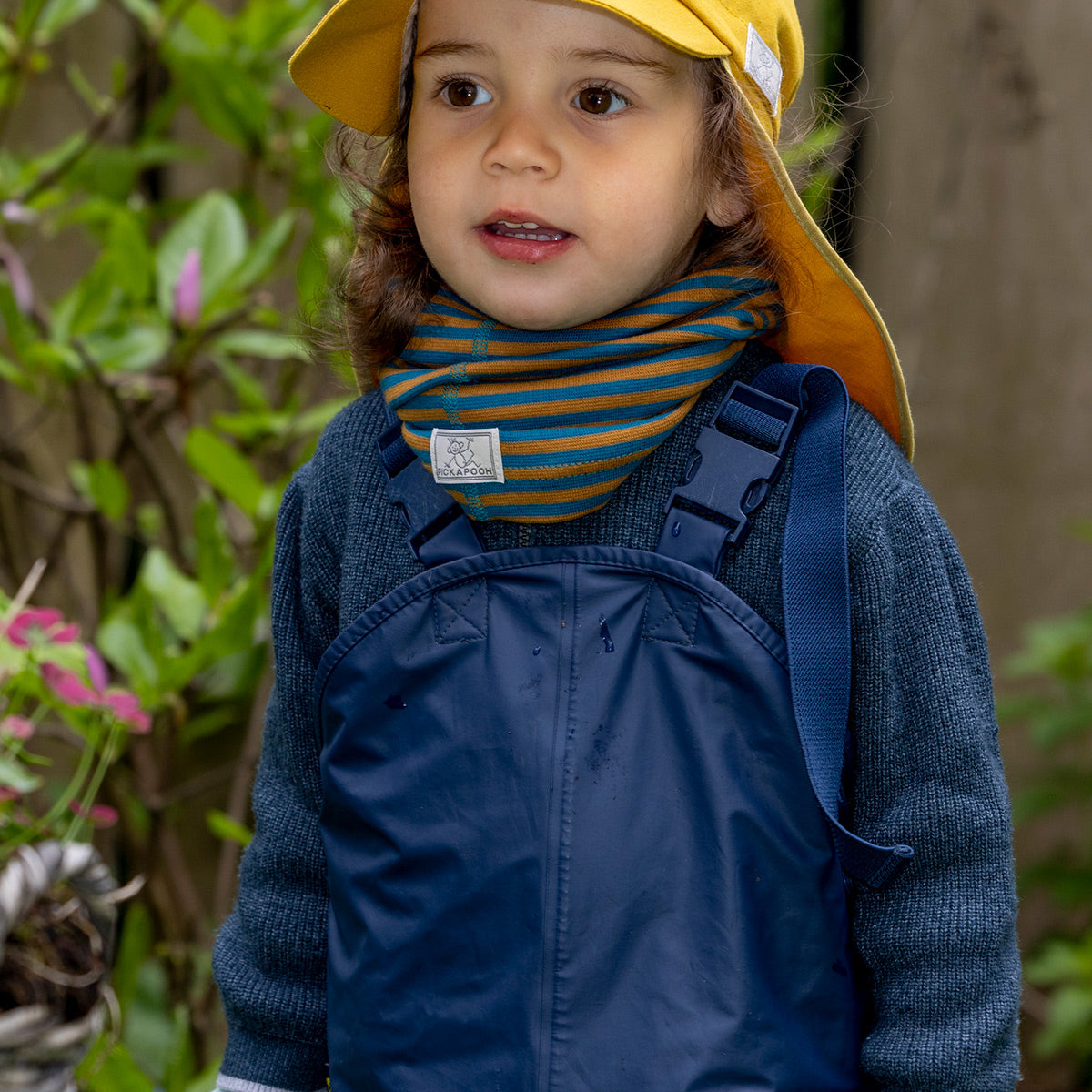Mud Pants/Rain Dungarees with Bib - PFC free SoftSkin® (9m-6y)