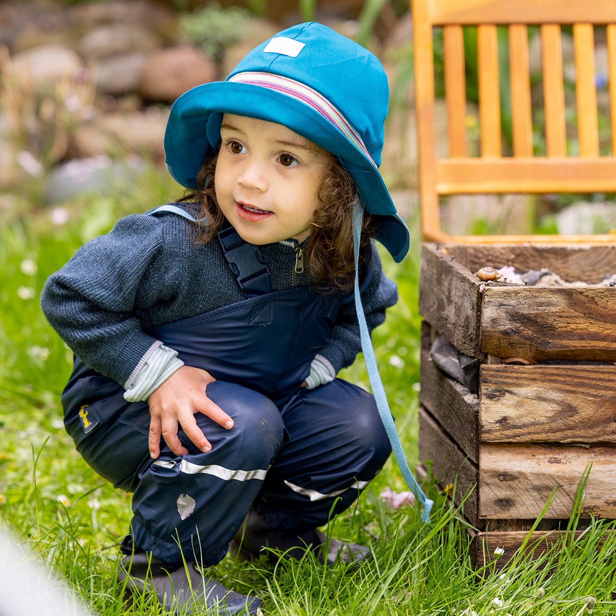 Mud Pants/Rain Dungarees with Bib - PFC free SoftSkin® (9m-6y)