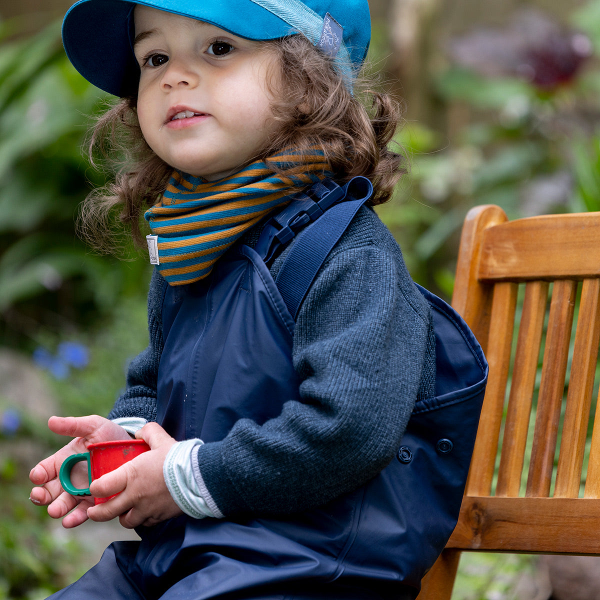 Mud Pants/Rain Dungarees with Bib - PFC free SoftSkin® (9m-6y)