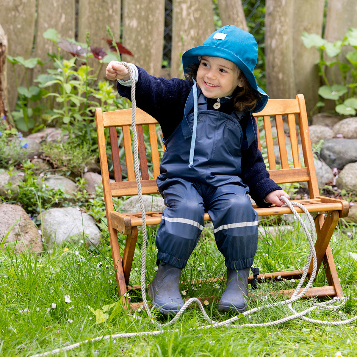 Mud Pants/Rain Dungarees with Bib - PFC free SoftSkin® (9m-6y)