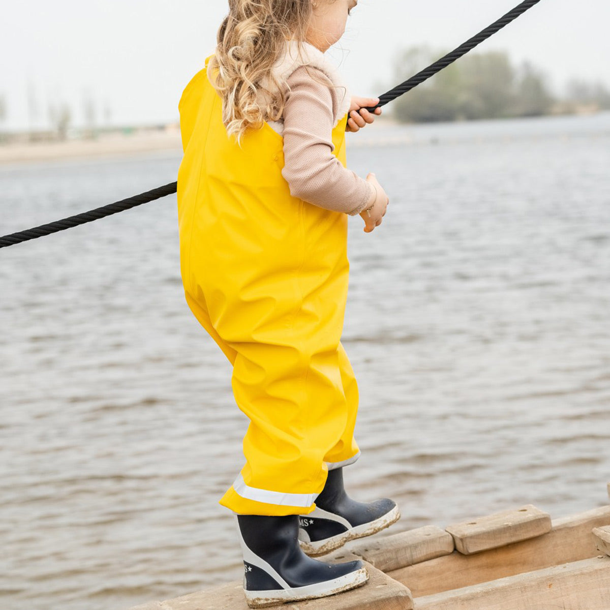 Mud Pants/Rain Dungarees with Bib - PFC free SoftSkin® (9m-6y)