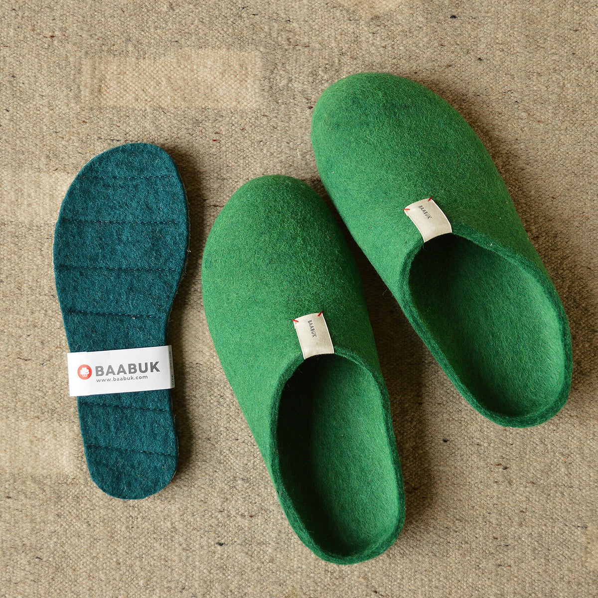 Natural Insoles - 100% Felted Wool (Adults 35-44)