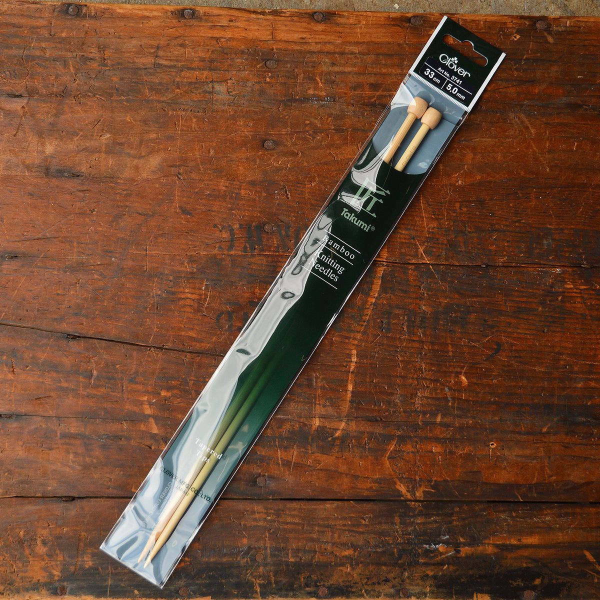 Clover Takumi Knitting Needles - Straight (33cm)