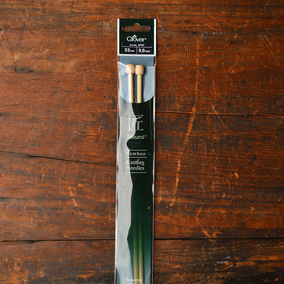 Clover Takumi Knitting Needles - Straight (33cm)