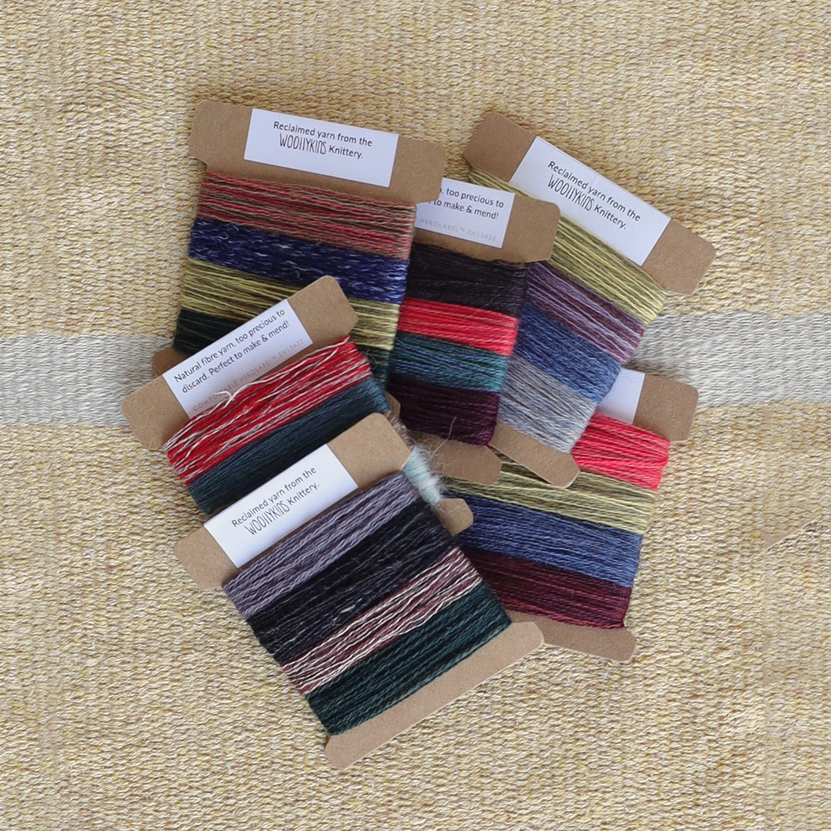 Reclaimed Darning/Mending Yarn - 100% Natural Fibres