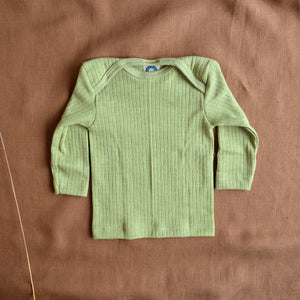 Baby Top Long Sleeve - Organic Cotton/Wool/Silk (0-3y)