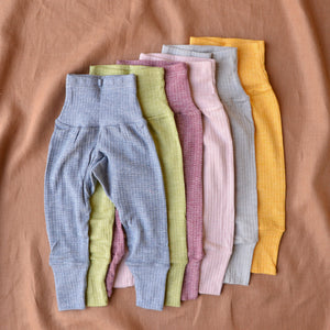 Baby Pants - Organic Cotton/Wool/Silk (0-3y)