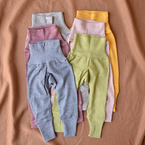 Baby Pants - Organic Cotton/Wool/Silk (0-3y)