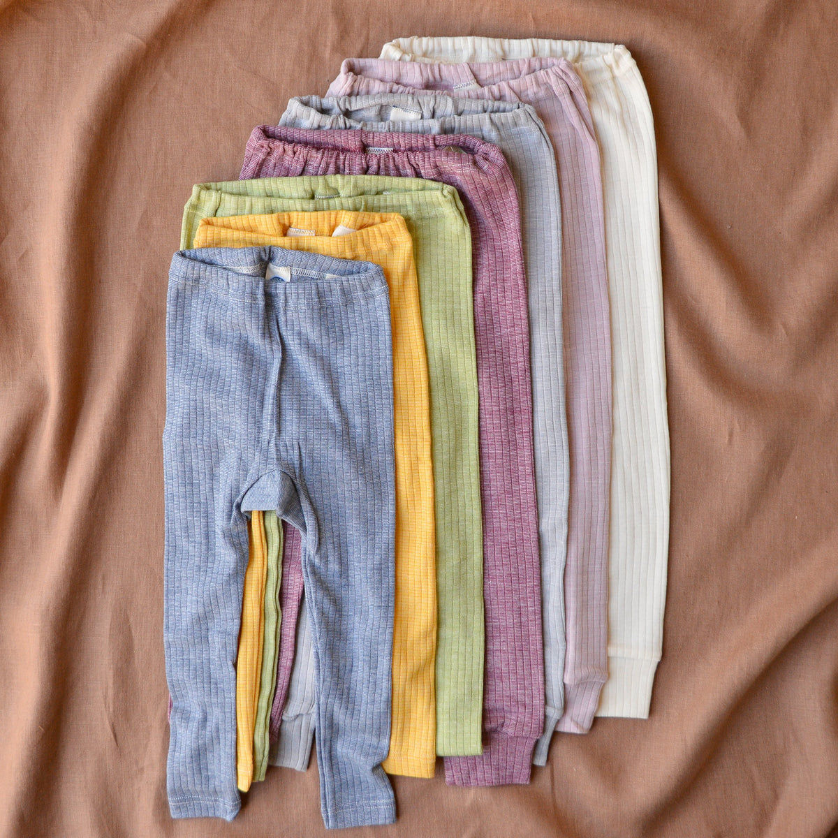 Child's Leggings/Long Johns - Organic Cotton/Merino/Silk (1-12y)