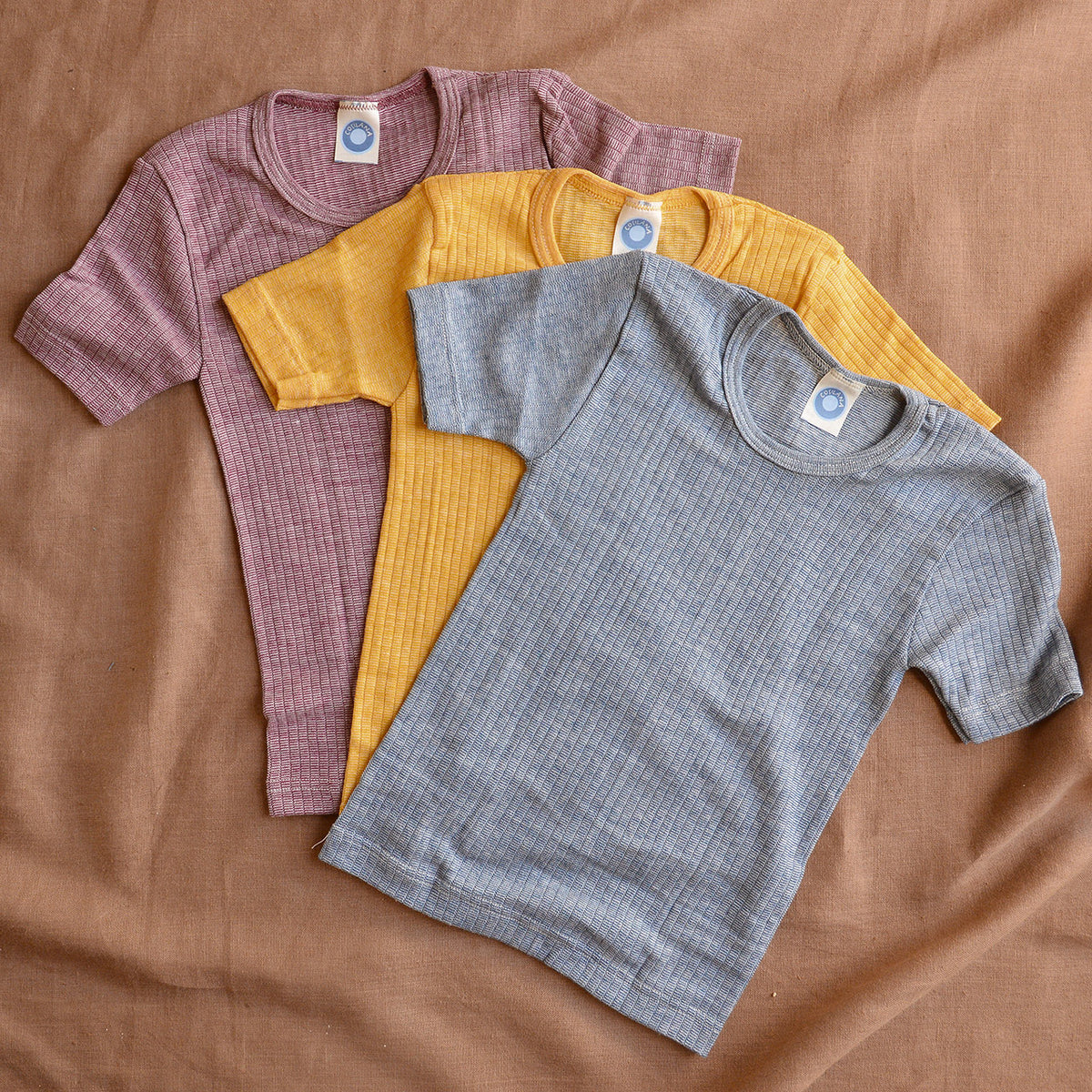 Child's T-Shirt - Organic Cotton/Merino/Silk (1-12y)