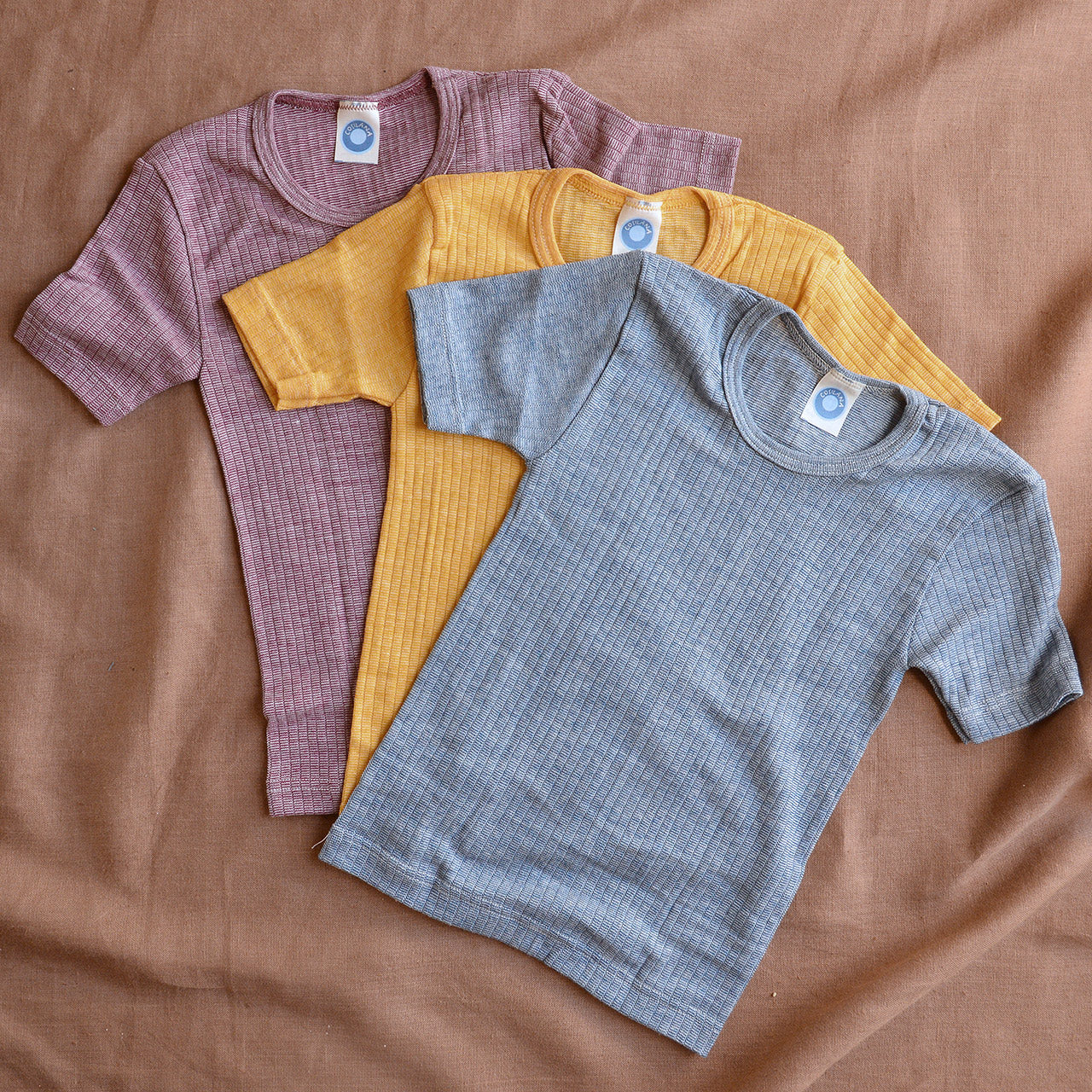 Child's T-Shirt - Organic Cotton/Merino/Silk (1-12y)