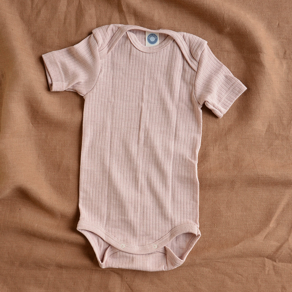 Baby Body Short Sleeve - Organic Cotton/Merino/Silk (0-3y)
