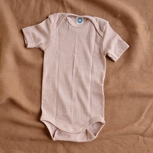 Baby Body Short Sleeve - Organic Cotton/Merino/Silk (0-3y)