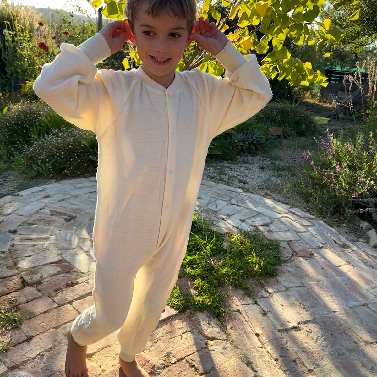 Onesie Sleepsuit - 100% Organic Merino Terry (3m-6y)