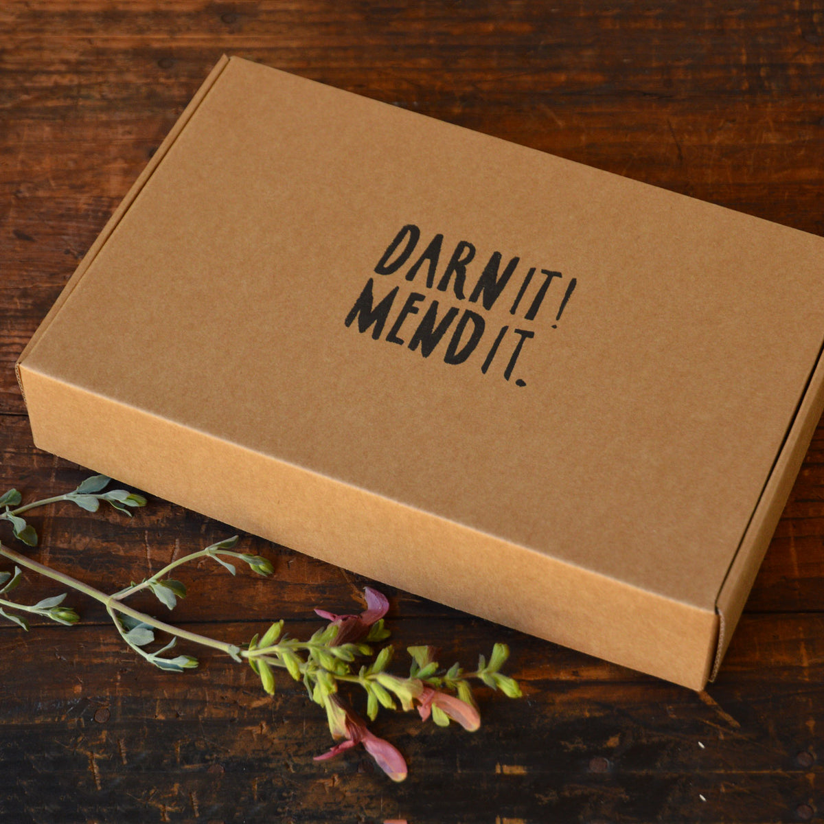 The Mender's Palette Box - 100% Organic Wool Plant Dyed Threads