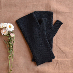 Adults Fingerless Gloves - 100% Baby Alpaca