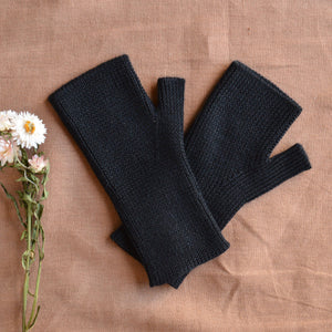 Adults Fingerless Gloves - 100% Baby Alpaca