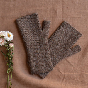 Adults Fingerless Gloves - 100% Baby Alpaca