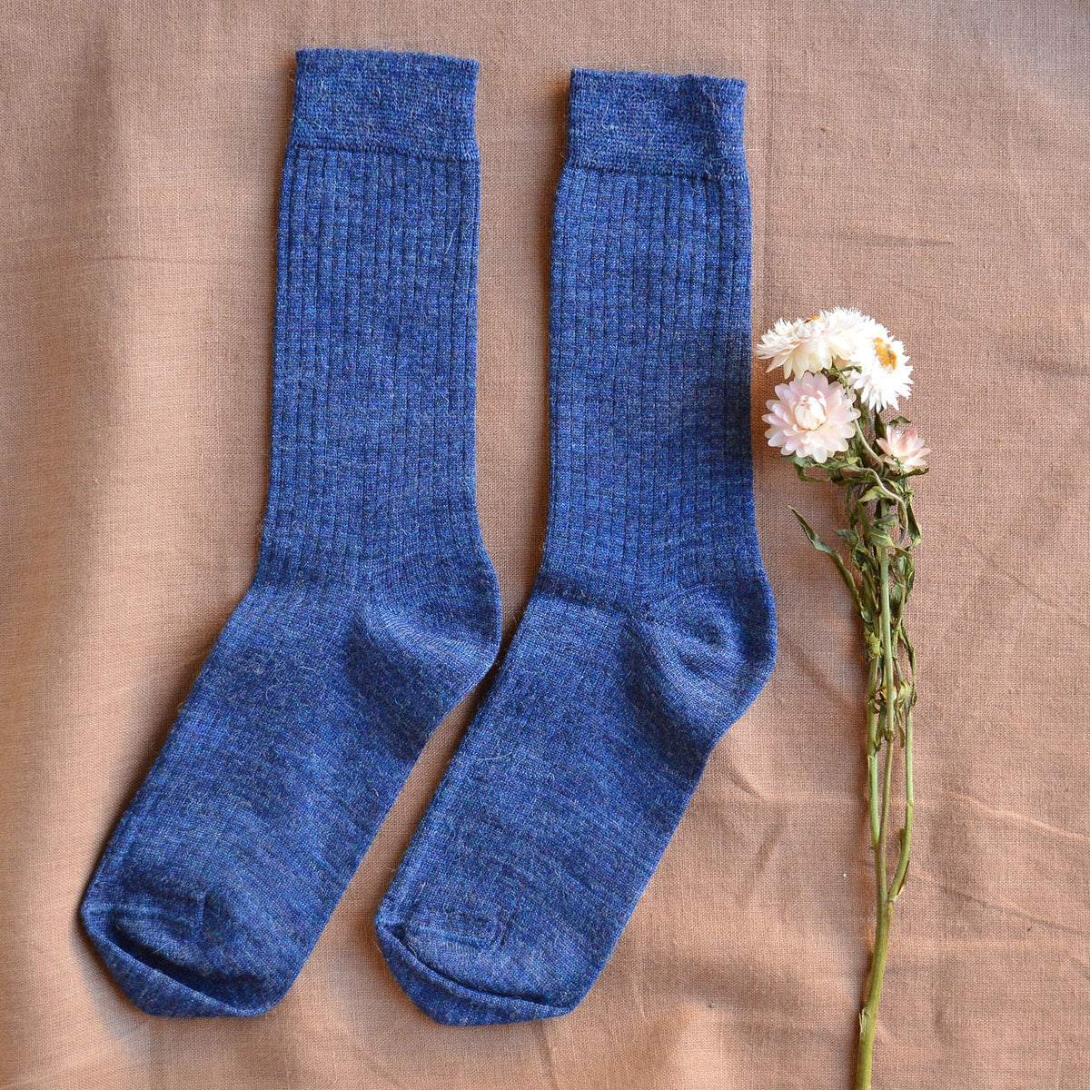 Ribbed Alpaca/Merino Socks (Adults 35-45)