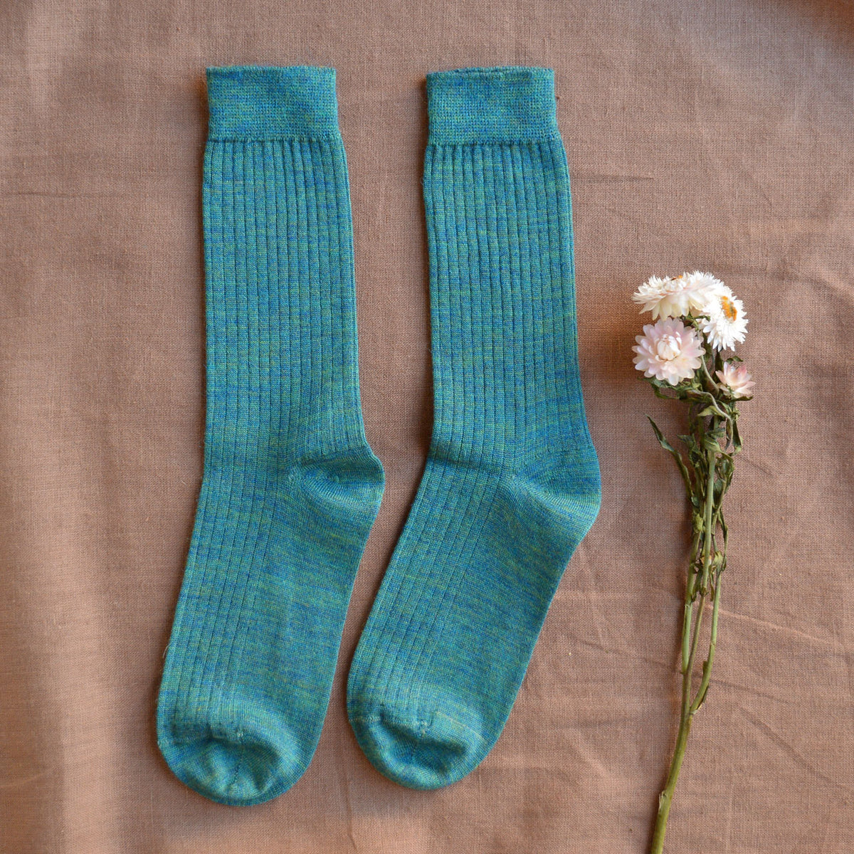 Ribbed Alpaca/Merino Socks (Adults 35-45)