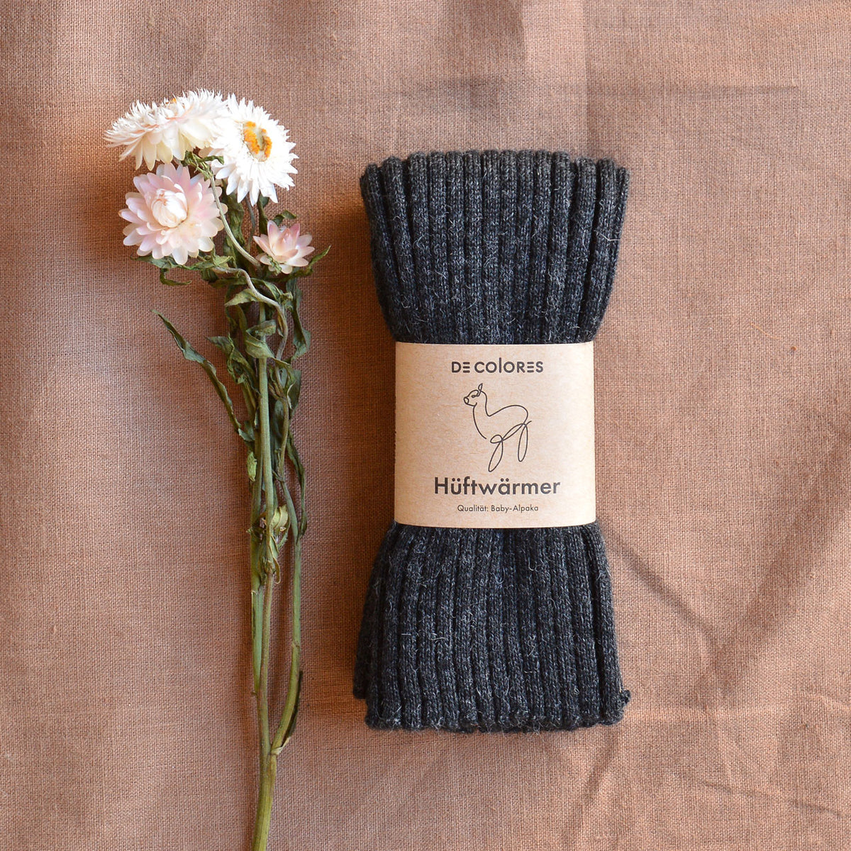 Rib Belly Warmer - 100% Baby Alpaca