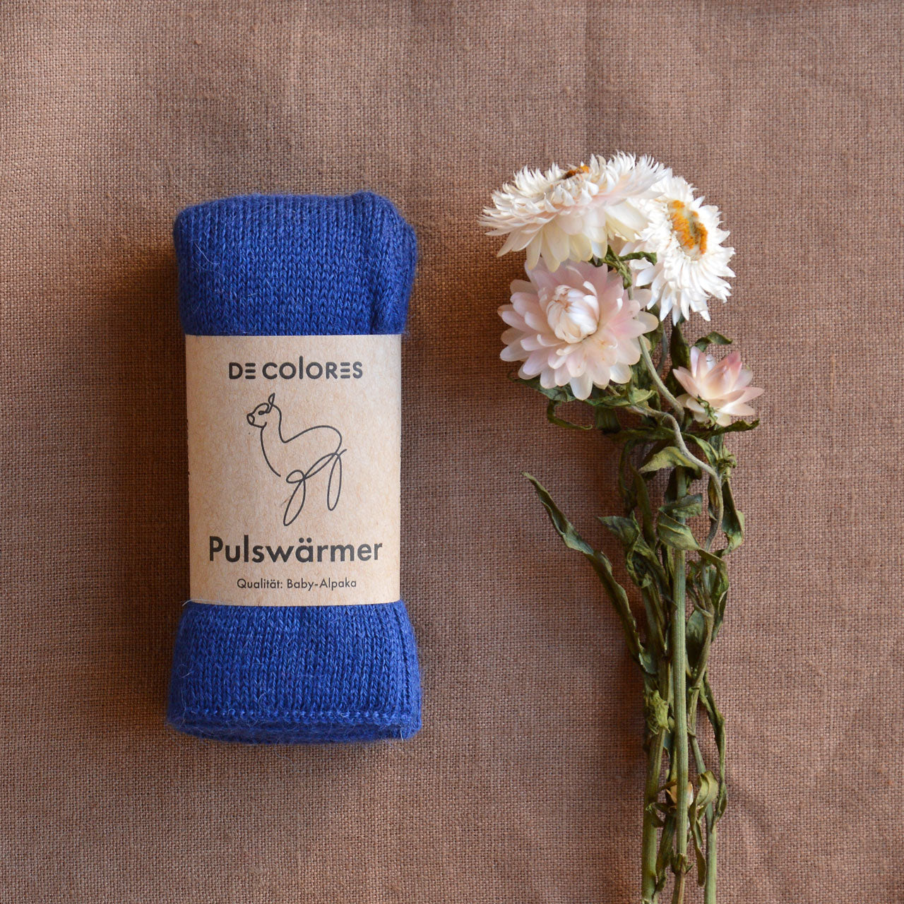 Adults Handwarmers - 100% Baby Alpaca - AW25 Royal Blue *Last Ones!