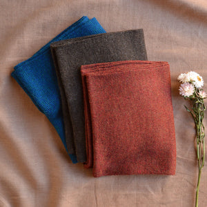 Long Rib Scarf - 100% Baby Alpaca (Adults)