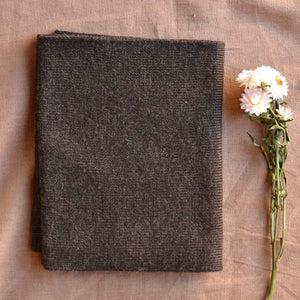 Long Rib Scarf - 100% Baby Alpaca (Adults)