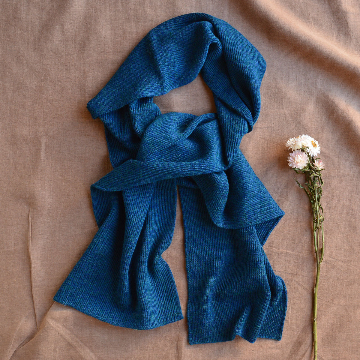 Long Rib Scarf - 100% Baby Alpaca (Adults) *Returning 2026